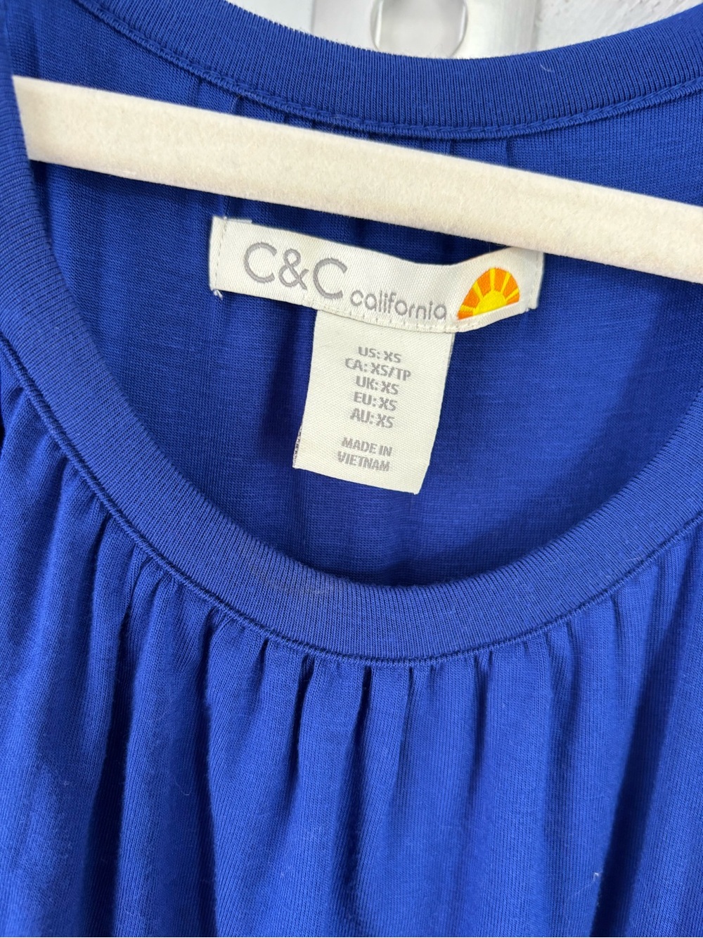 C&C California Royal Blue maxi dress